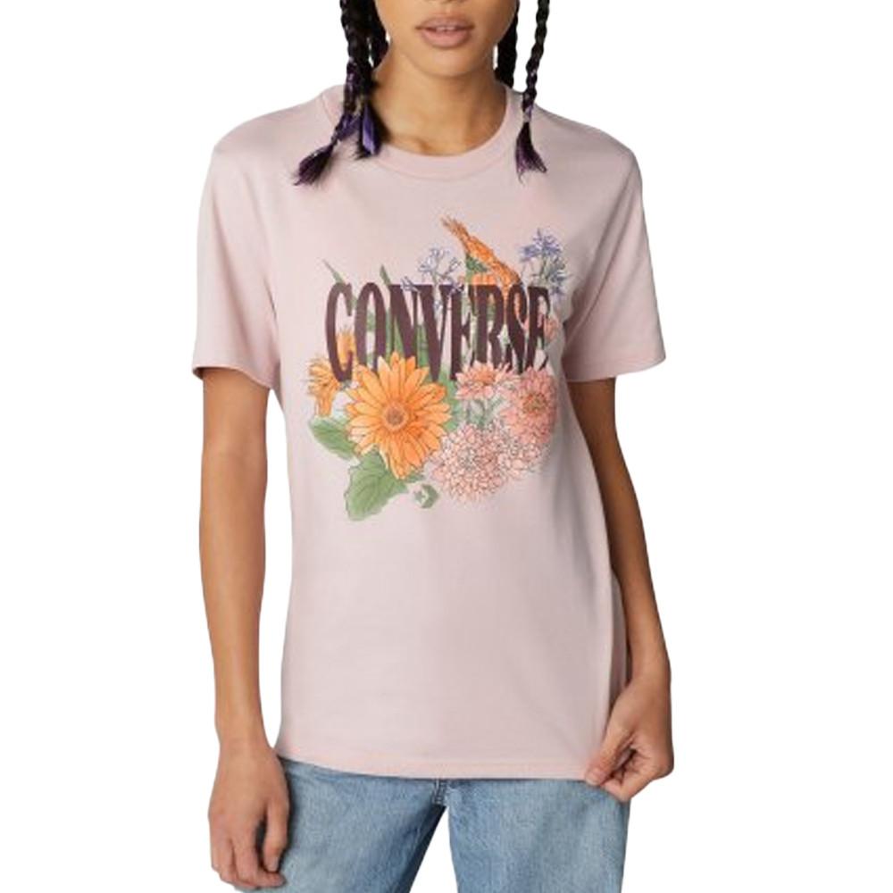 T-shirt Rose Femme Converse Desert Floral pas cher