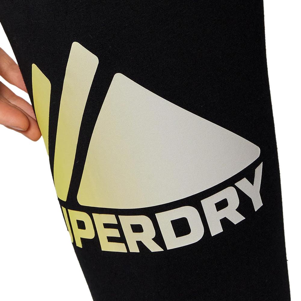 Legging Noir Femme Superdry Mountain Sport vue 3