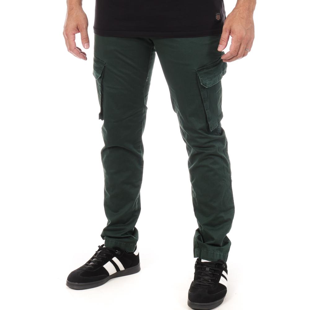Pantalon Vert Bouteille Homme Paname Brothers Live pas cher