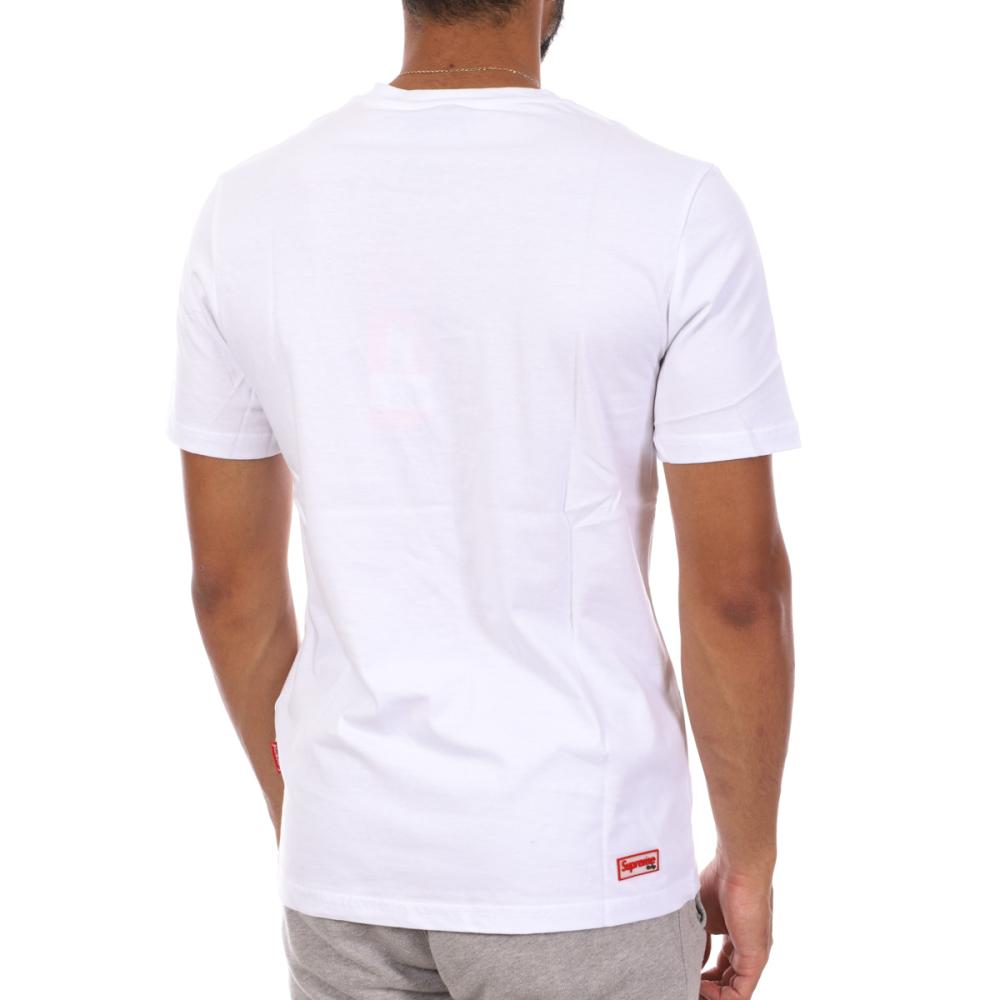 T-shirt Blanc Homme Supreme Grip Achy vue 2