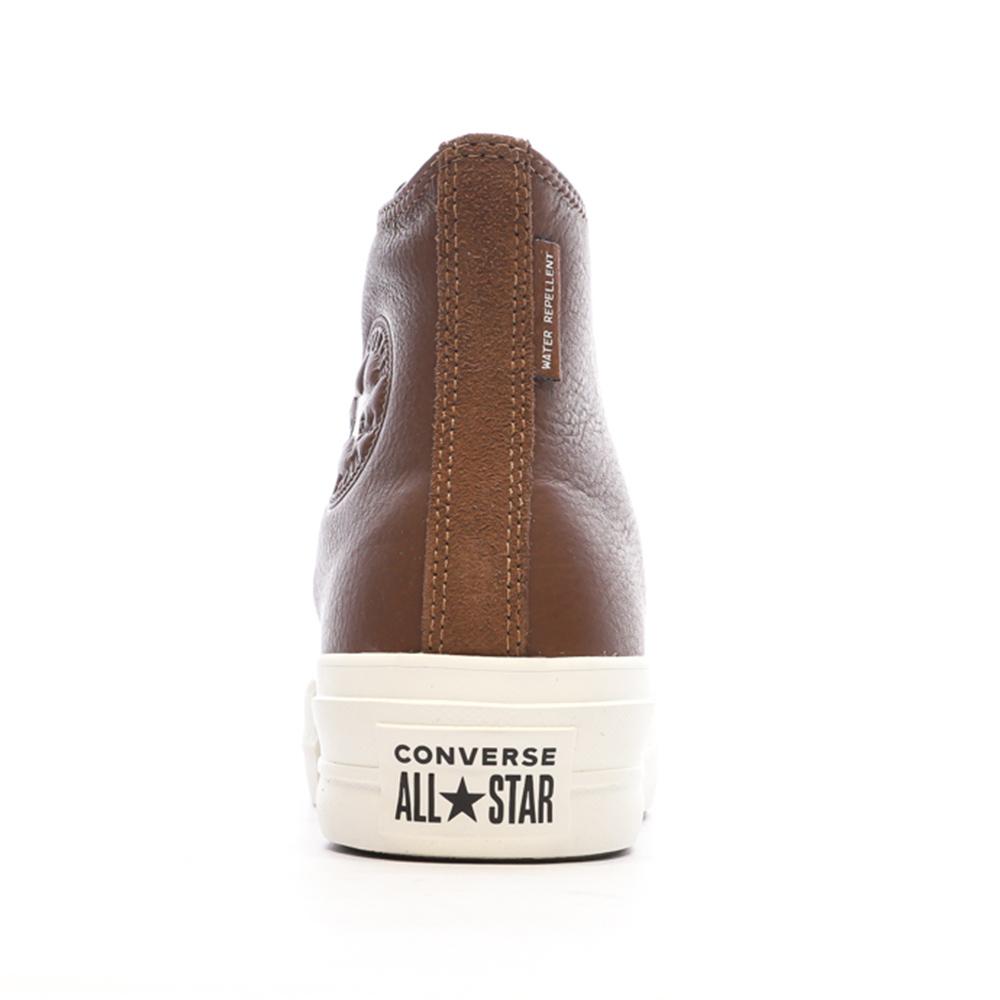 Baskets Marrons Femme Converse All Star Lift Platform vue 3