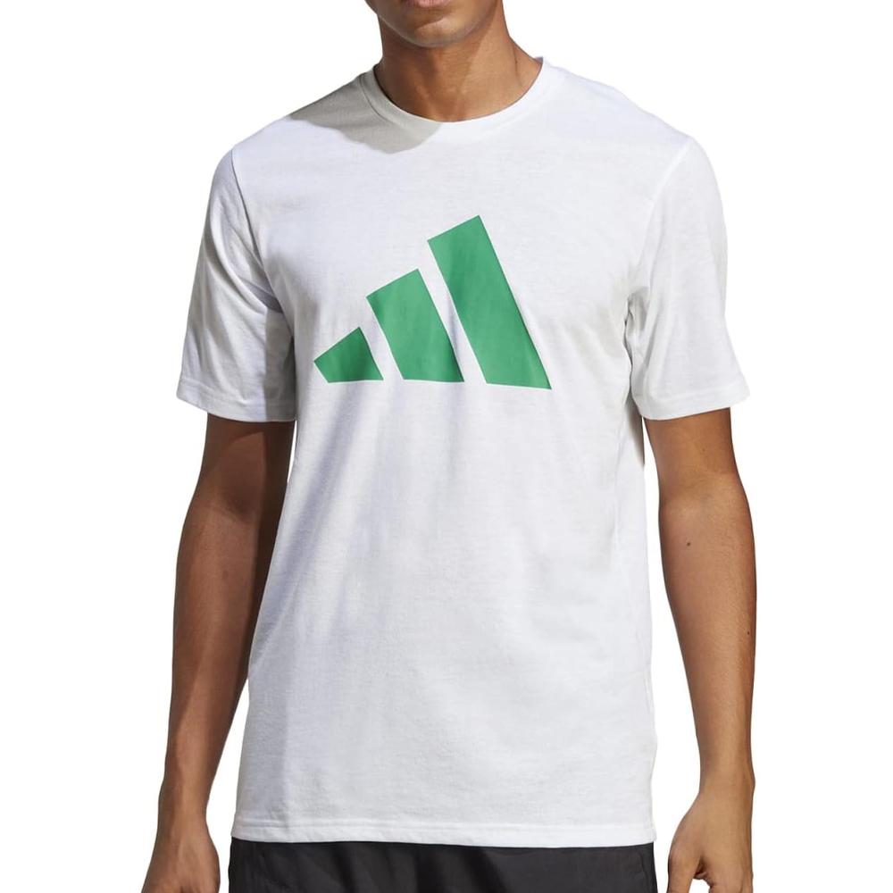 T-shirt Blanc  Homme Adidas  Logo T IC1219 pas cher