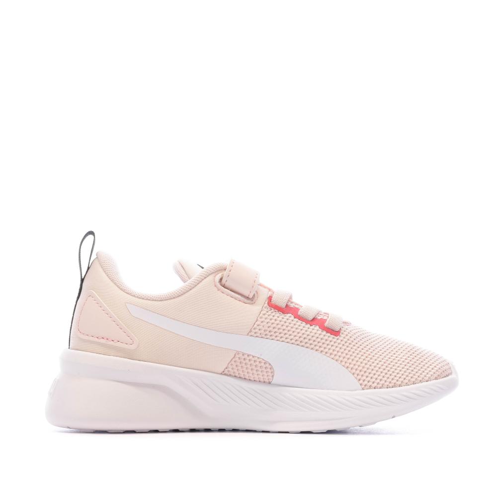 Baskets Rose Fille Puma Flyer Runner vue 2