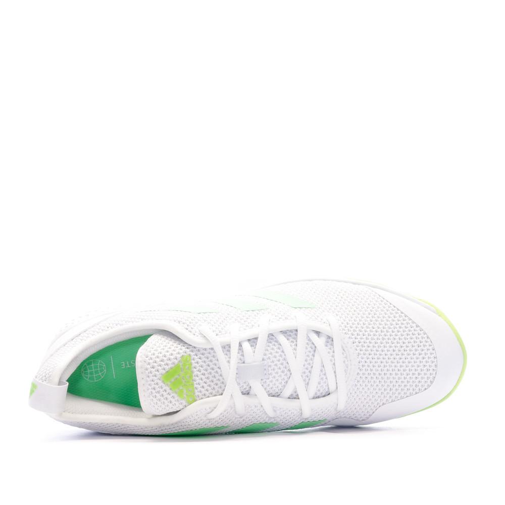 Chaussures de Tennis Blanche Homme Adidas Courtflash vue 4