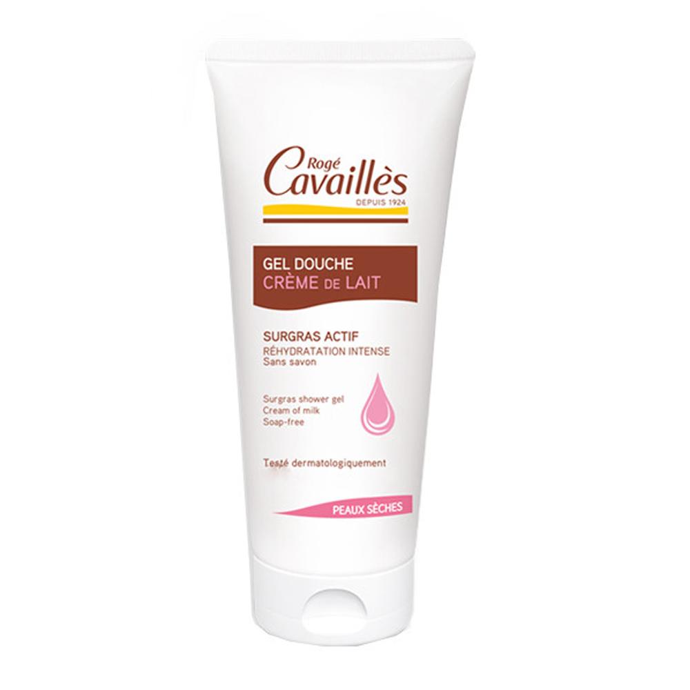 Gel Douche Crème de Lait Soin corp/visage Rogé Cavaillès 200ml pas cher