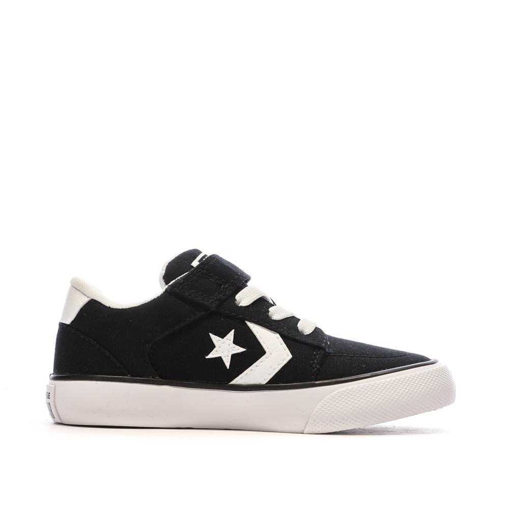 Baskets Noires Garçon Converse Belmont vue 2