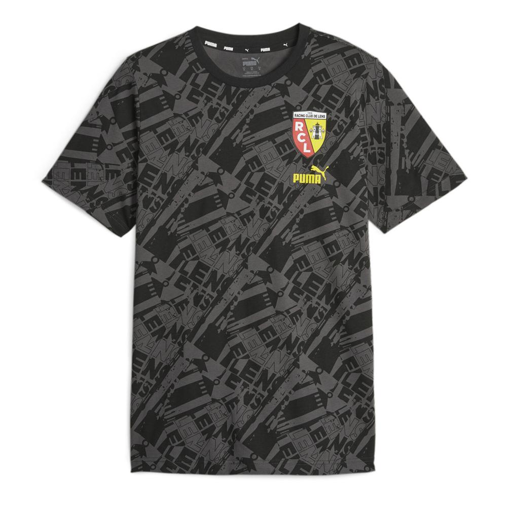 RC Lens T-shirt Noir Homme Puma 2023/2024 pas cher