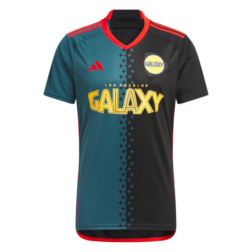 Maillot de football Bleu/Noir Homme Adidas Galaxy Third 24/25 vue 2