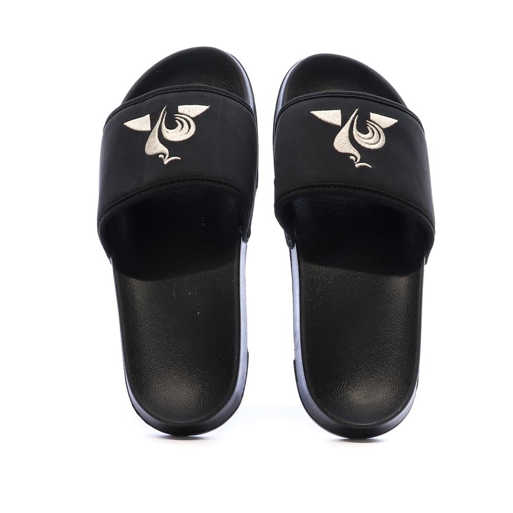 Claquettes Noir/Beige Homme Le Coq Sportif Slide Binding vue 3