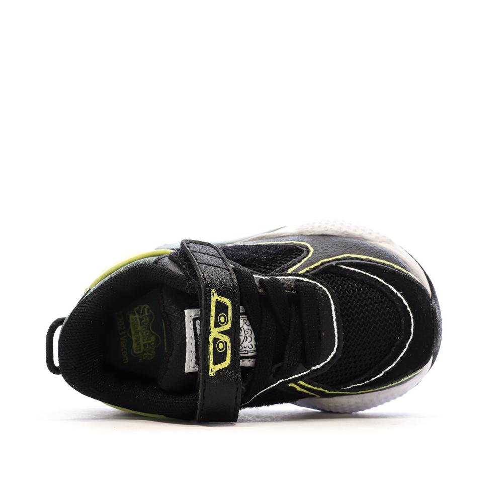Baskets Noires/Jaunes Garçon Puma Spongebob vue 4