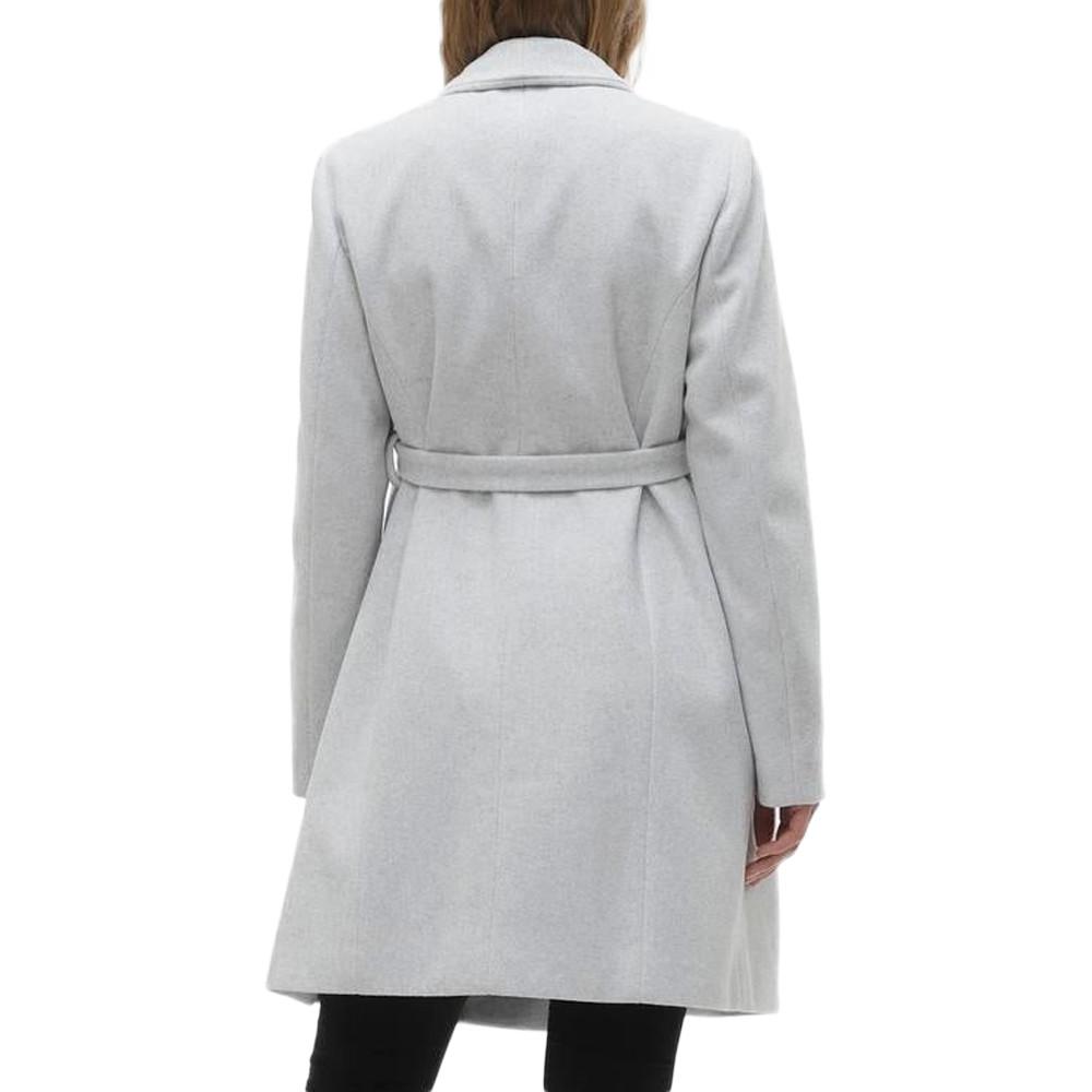 Manteau Gris Femme Mamalicious Rox Coat vue 2