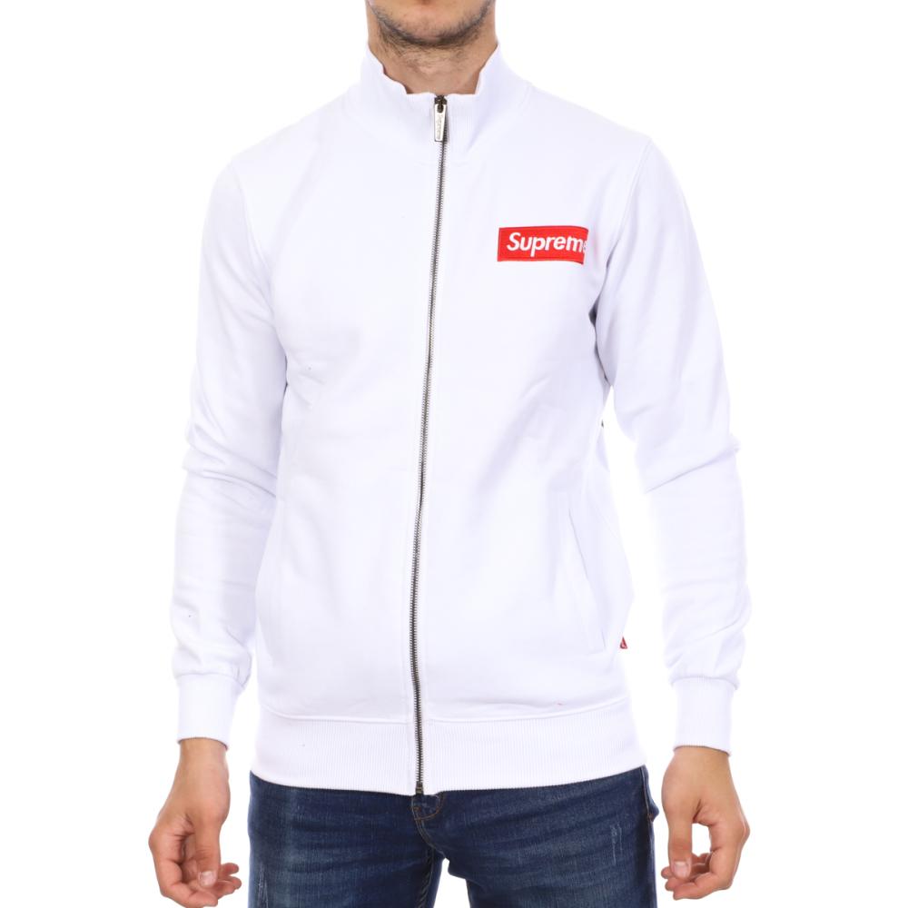 Veste Zippée Blanche Homme Supreme Grip Susy pas cher