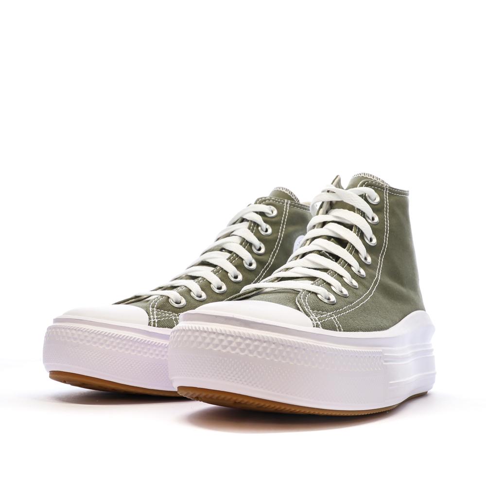 Baskets Kaki Femme Converse Chuck Taylor All Star Move vue 6