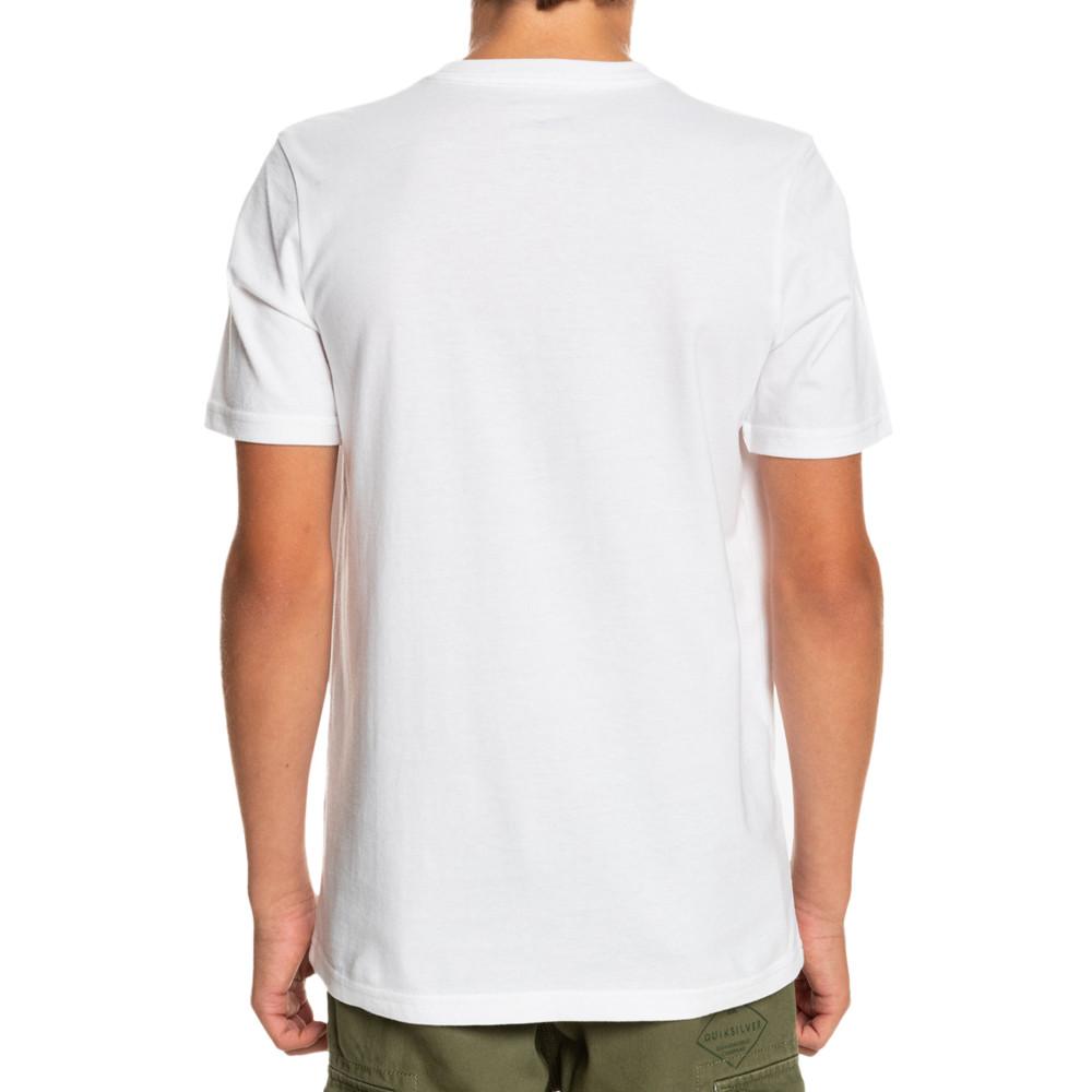 T-shirt Blanc Garçon Quiksilver Feeding vue 2