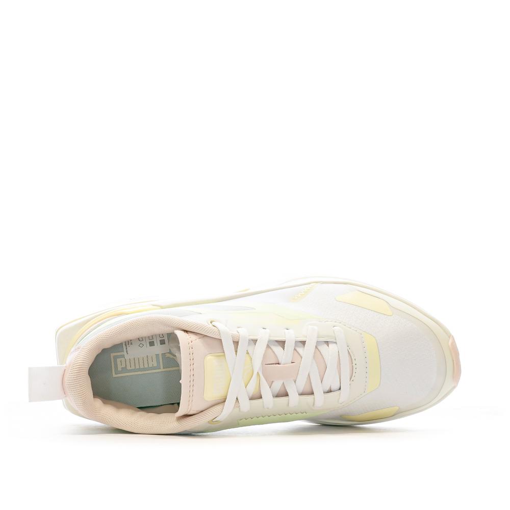 Baskets Rose/Orange/Vert Femme Puma Kosmo Rider vue 4