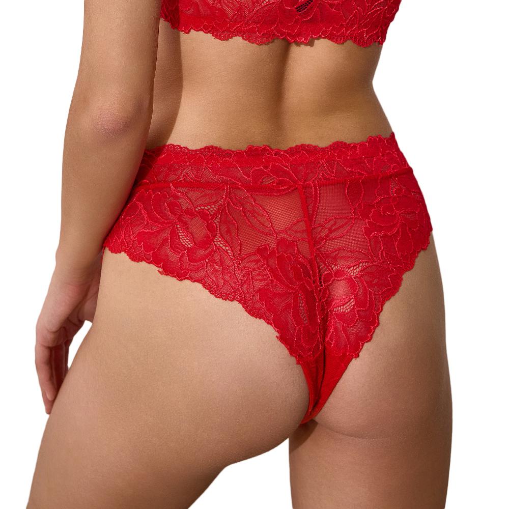 Tanga Rouge Femme Les Petites Bombes Nila vue 2