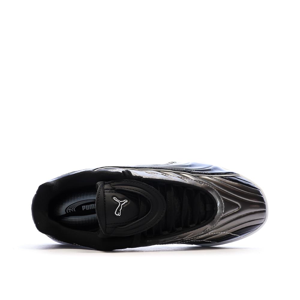 Baskets Argent/Noir Garçon Puma Goalgetter vue 4