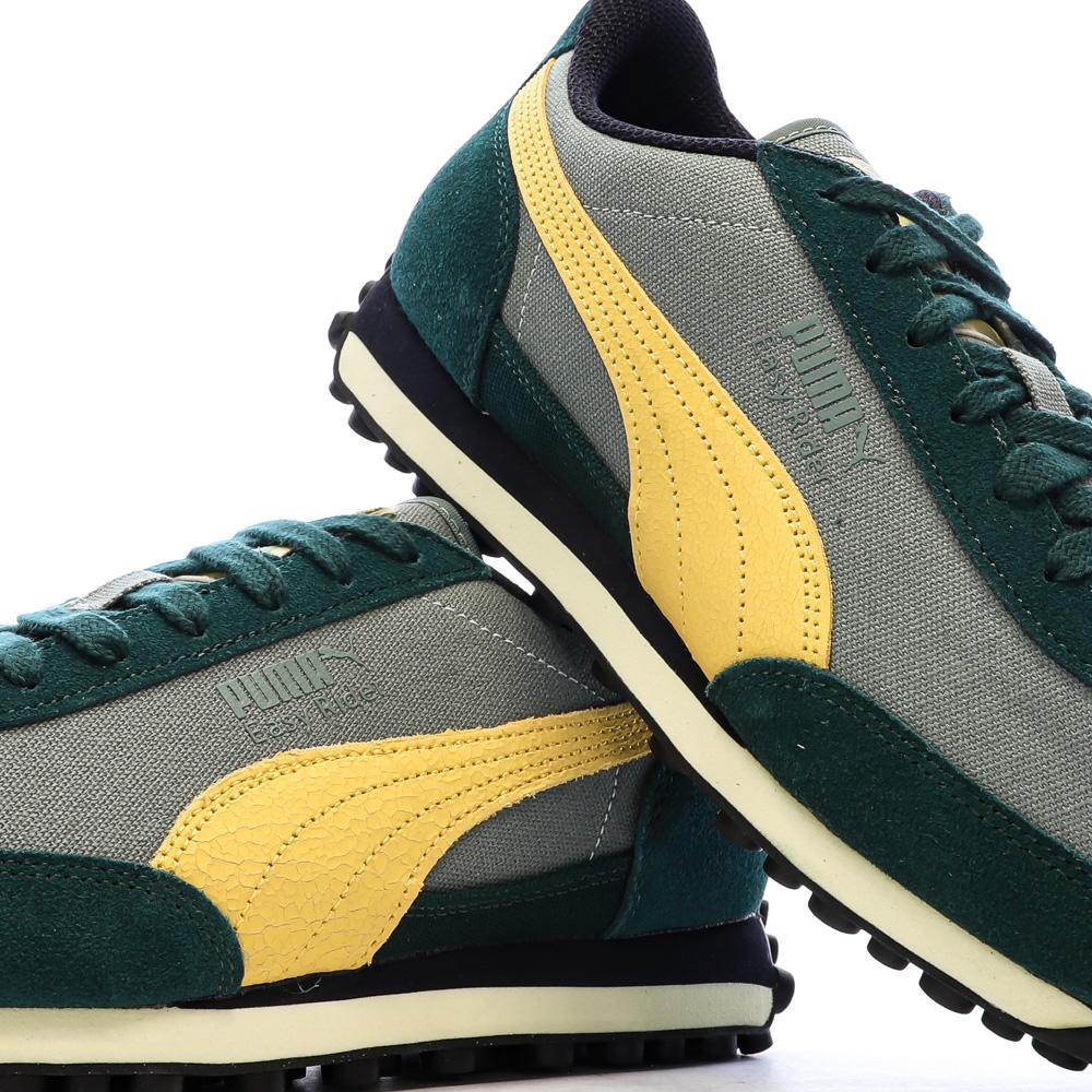 Baskets Vertes/Jaunes Homme Puma Easy Rider vue 7