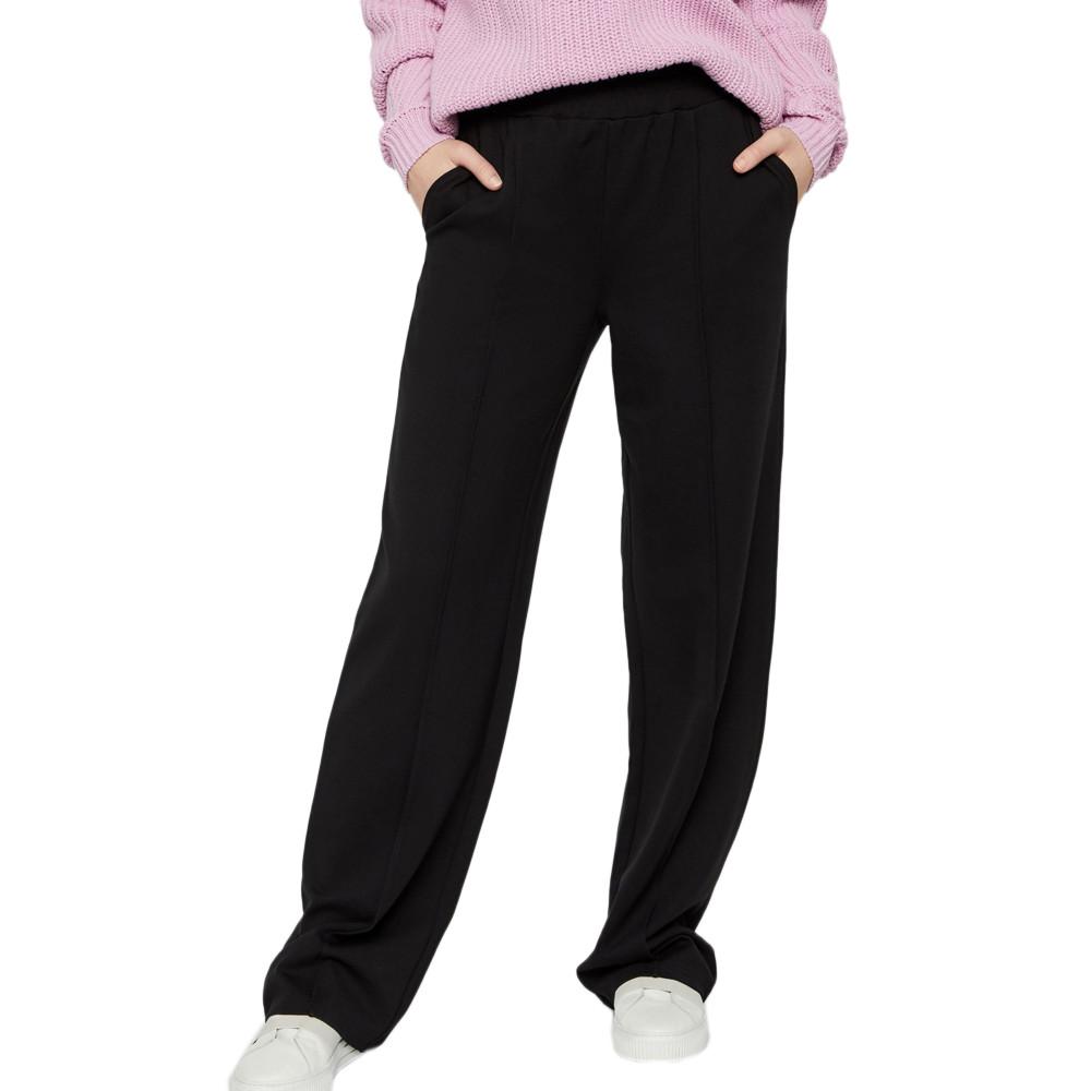 Pantalon Noir Femme Pieces Klara pas cher
