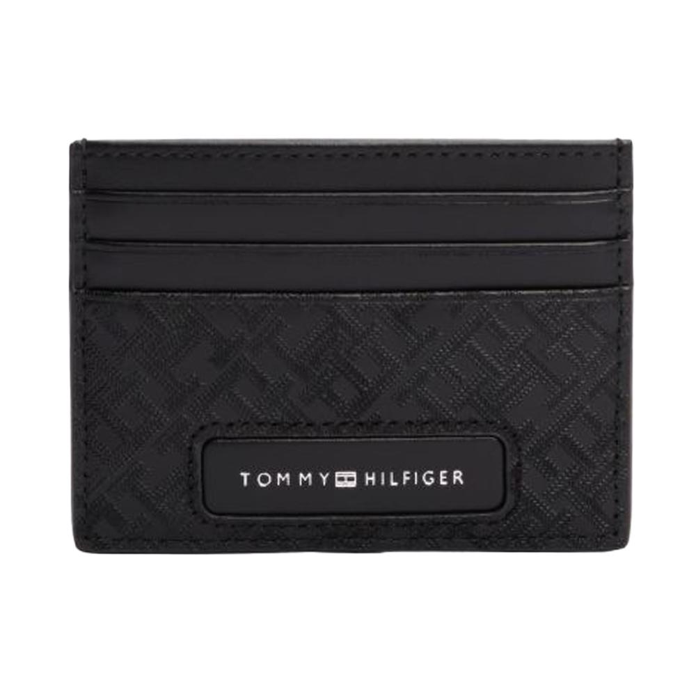Porte-Cartes Noir Homme Tommy Hilfiger Monogram pas cher