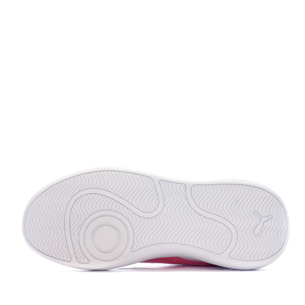 Baskets Blanche/Rose Mixte Puma Tori Jr vue 5