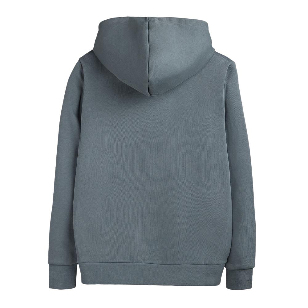 Sweat Gris Garçon Teddy Smith S-nark Hoody Jr vue 2