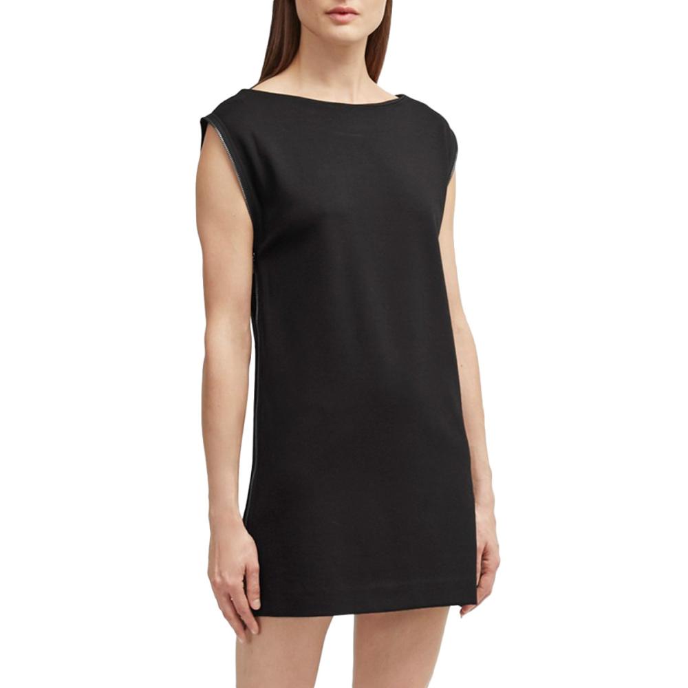 Robe noire femme French Connection Lula Stretch pas cher