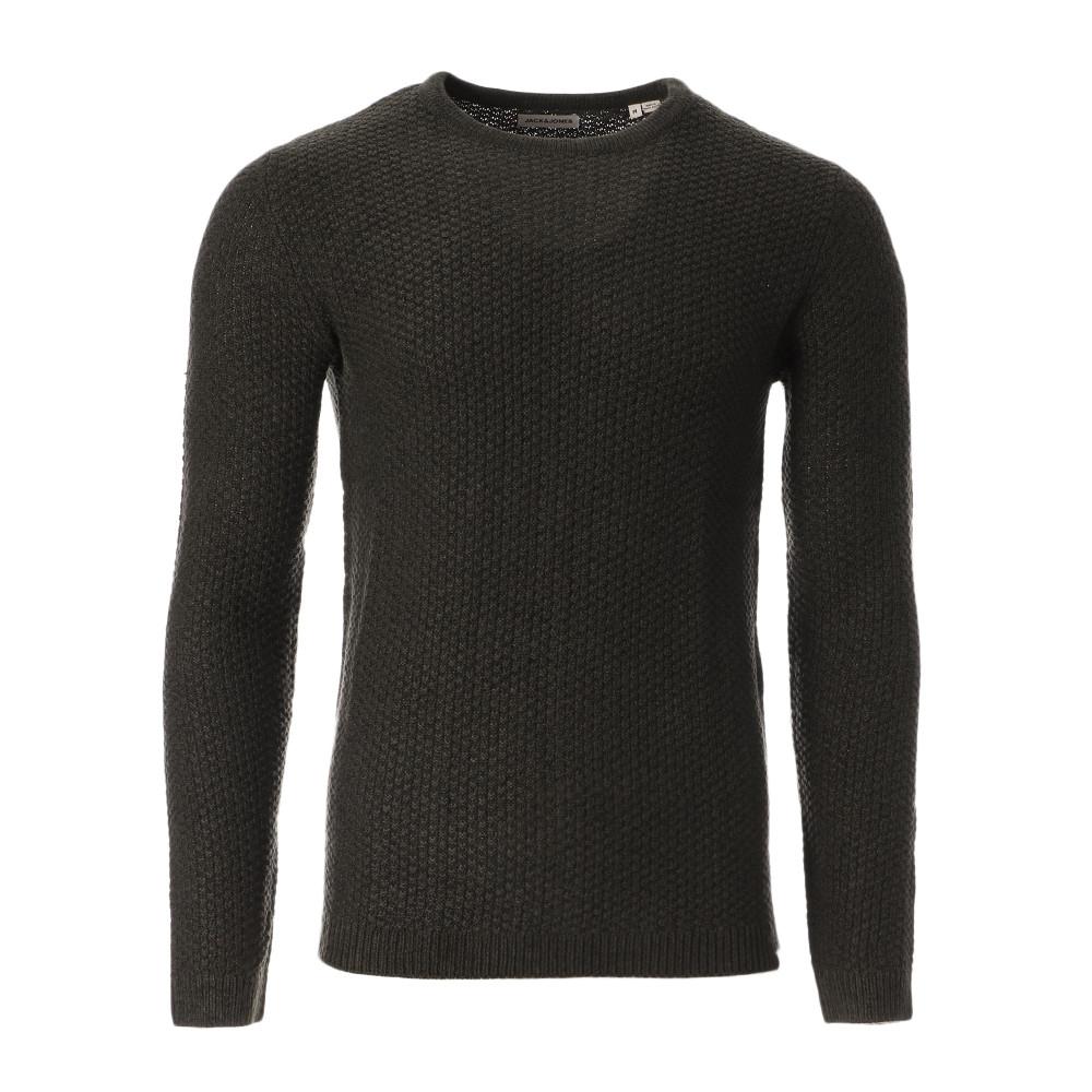 Pull Noir Homme Jack and Jones Damian pas cher