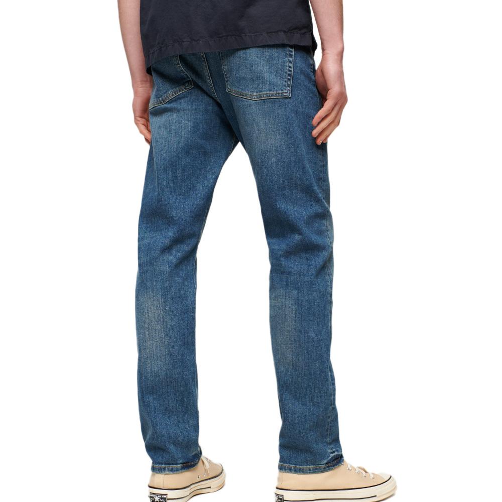 Jean Droit Bleu Homme Superdry Vintage Sum vue 2