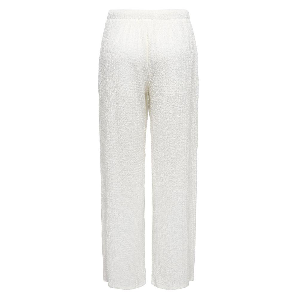 Pantalon fluide Blanc Femme JDY Turbo vue 2