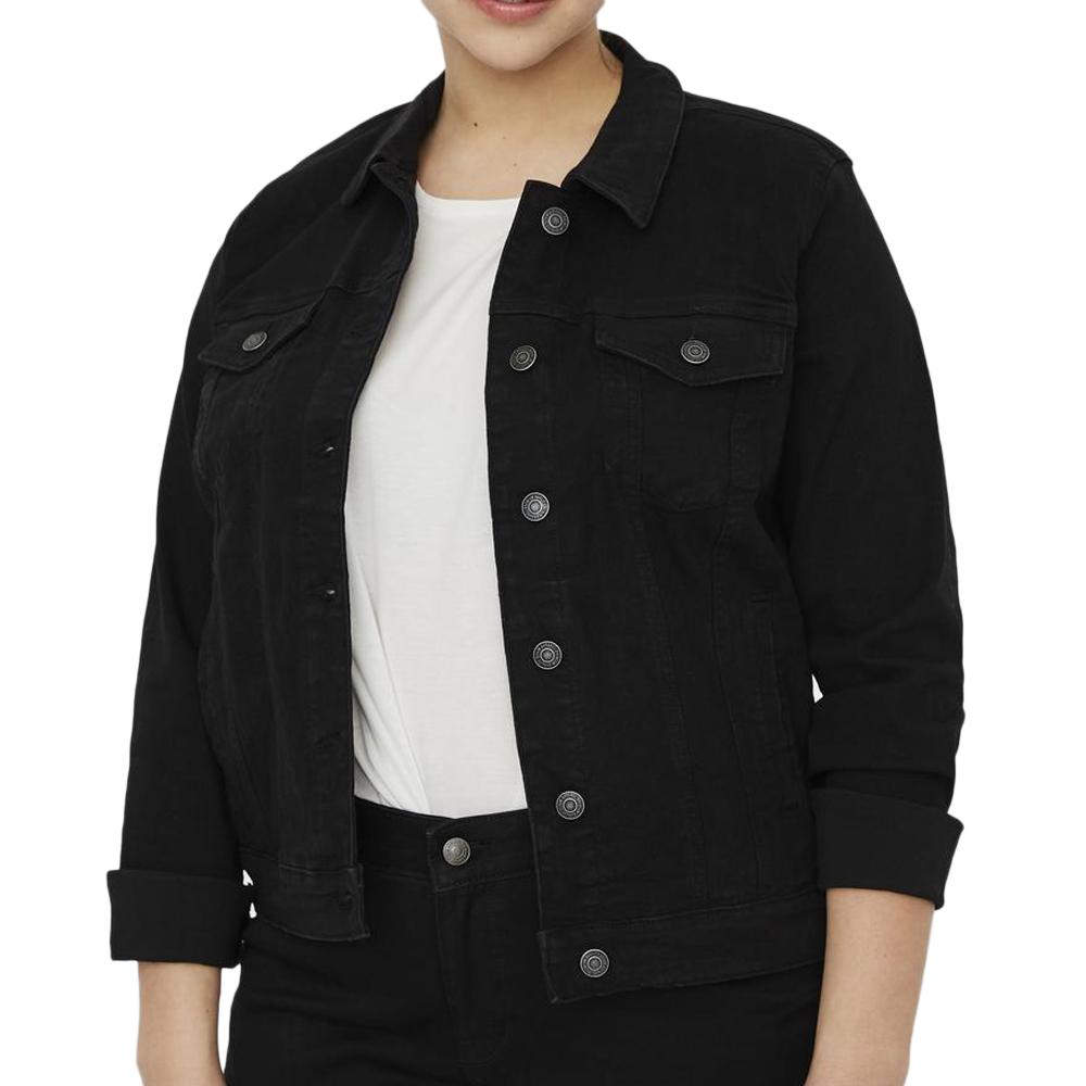 Veste en Jean Noir Femme Vero Moda Runa pas cher