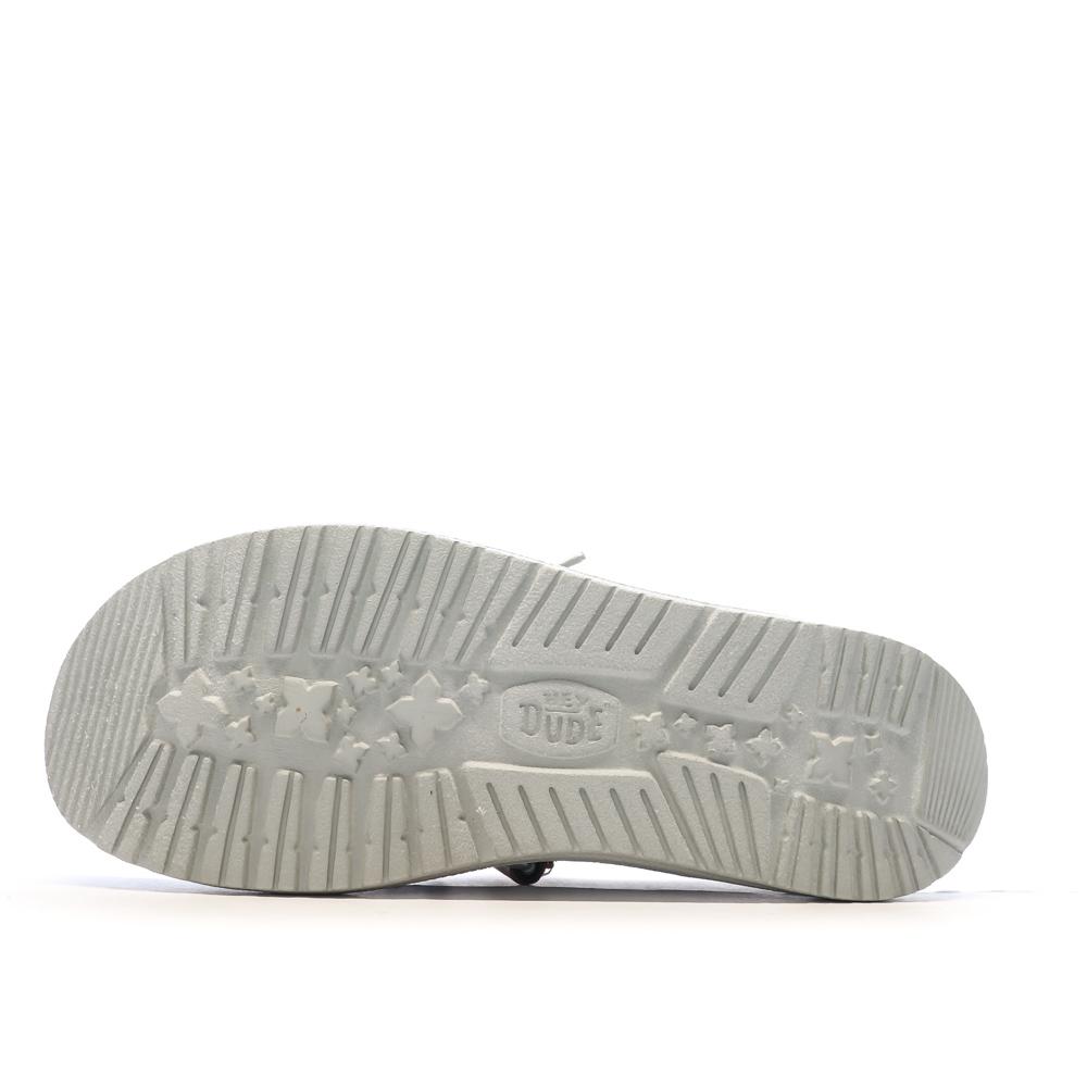 Chaussures Grises Femme Hey Dude Chambray Boho vue 5
