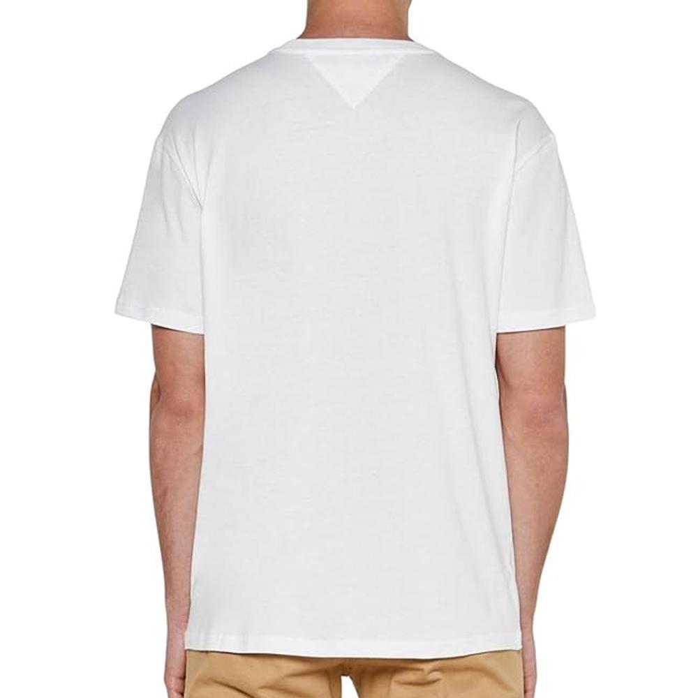 T-shirts Blanc Homme Tommy Hilfiger Reg vue 2