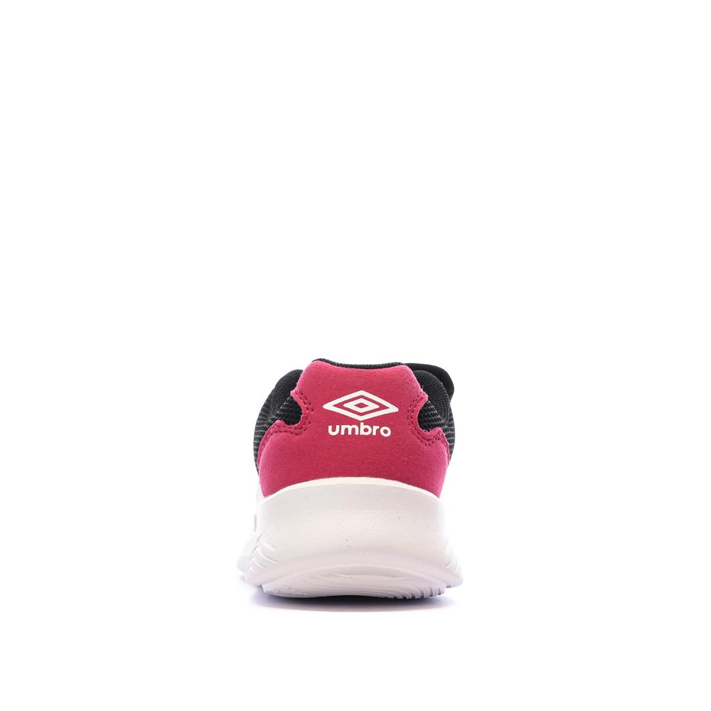 Baskets fille Umbro Nateo Noir/Rose – Style et confort sportif vue 3