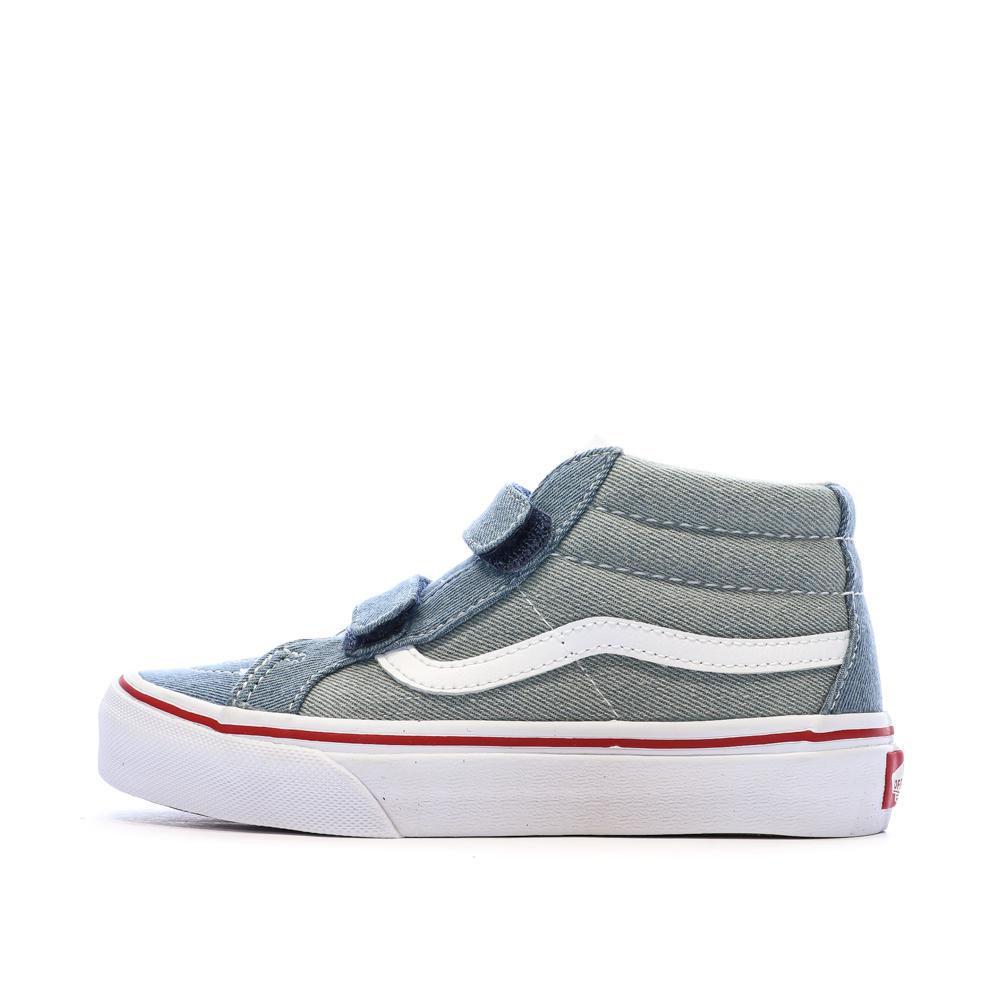Baskets Bleu/Rouge Garçon/Fille Vans Reissue pas cher
