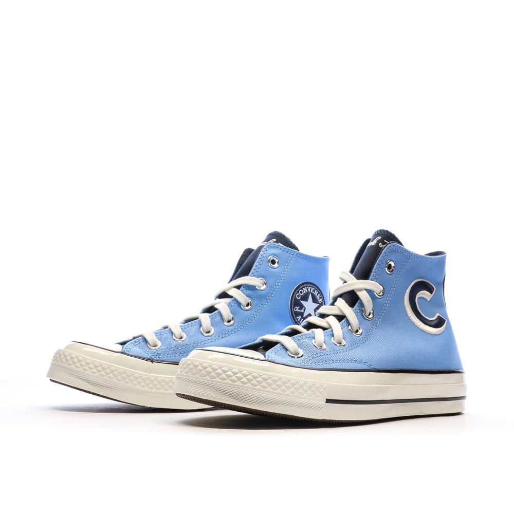 Baskets Bleues Mixte Converse Chuck 70 Letterman vue 6