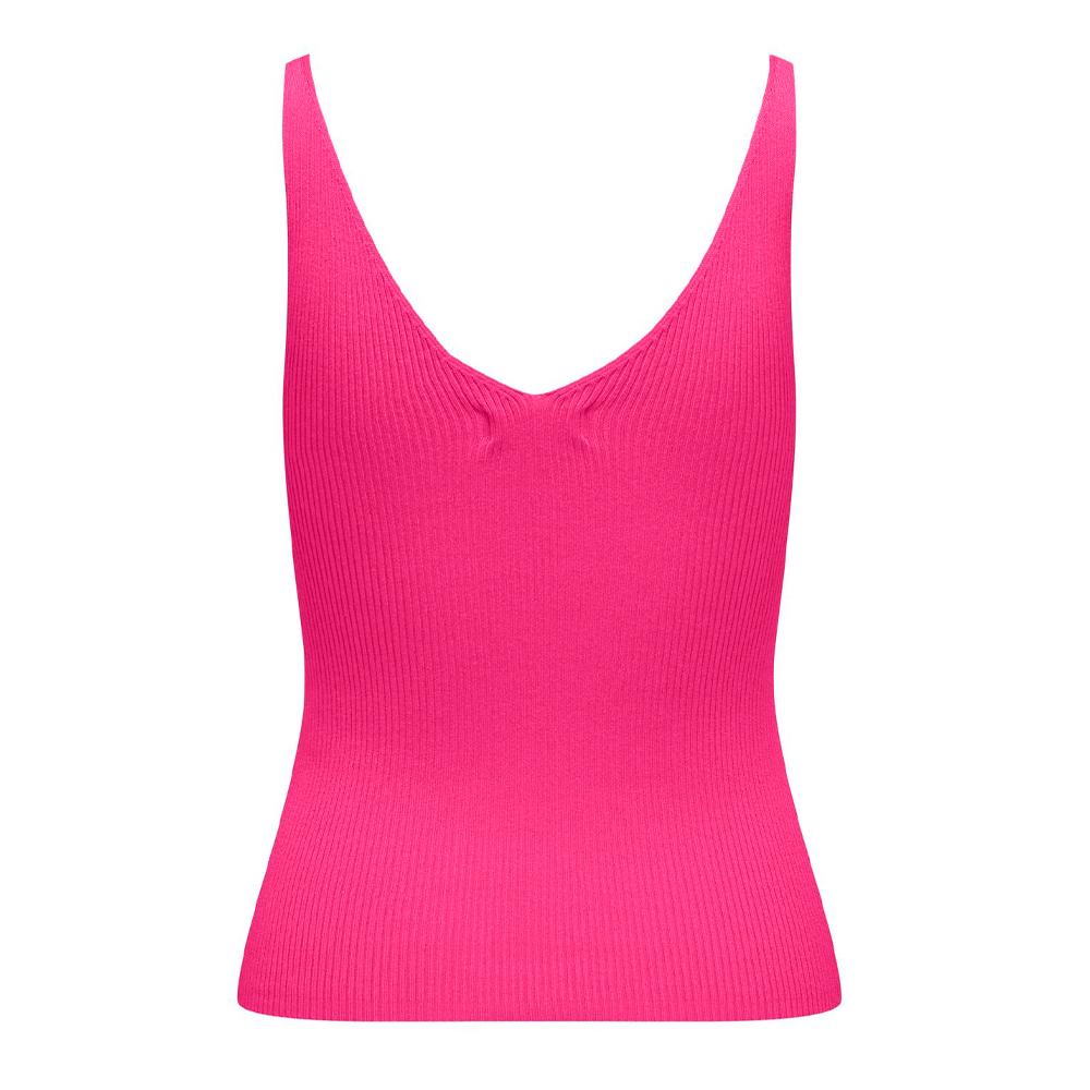Débardeur en Maille Rose Fushia Femme JDY NANNA vue 2