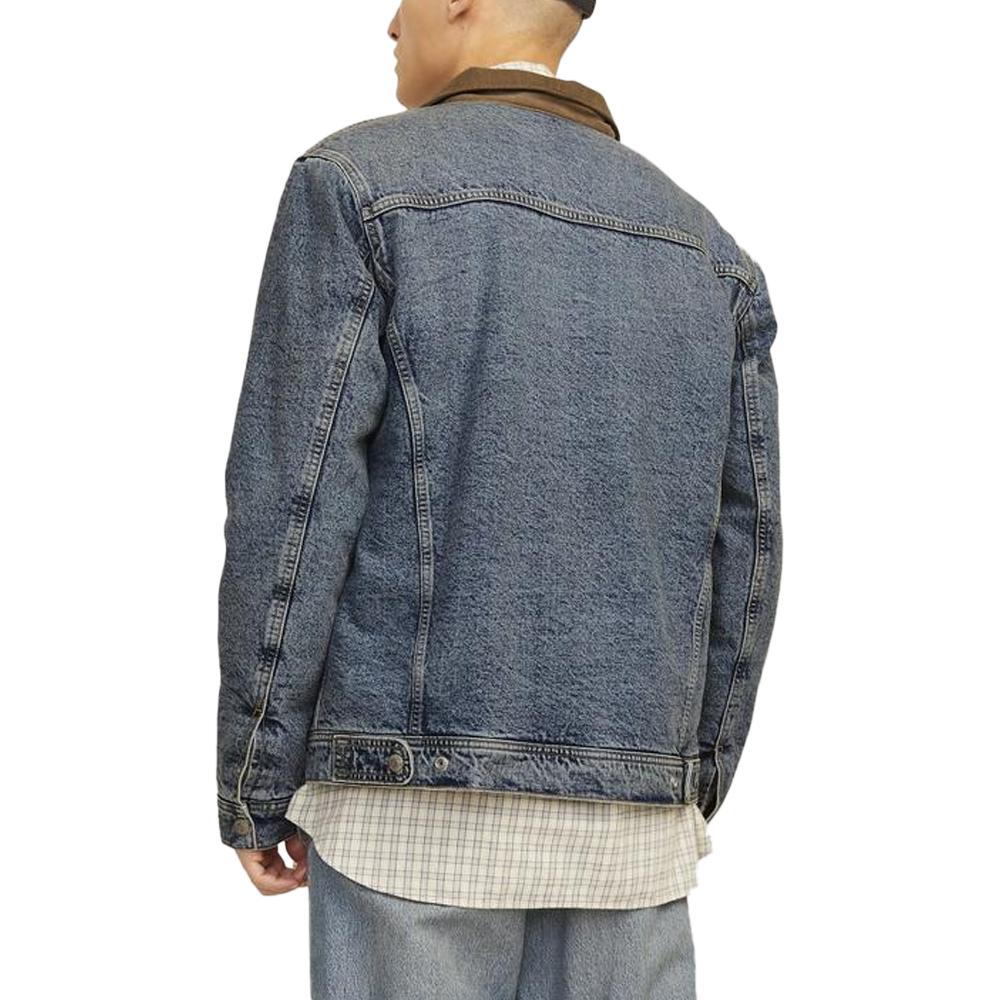 Veste Bleu Homme Jack & Jones Jean vue 2
