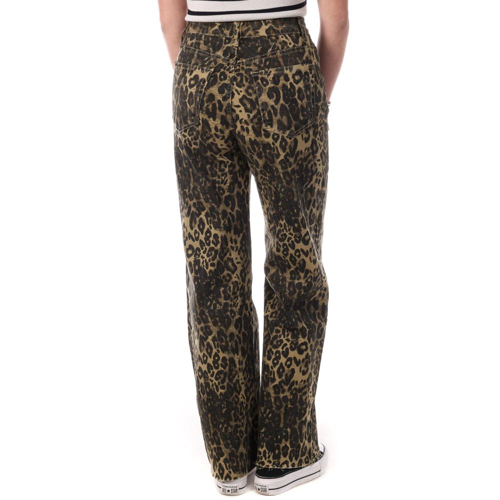 Jean Marron à Motifs Femme Monday Premium 10004 vue 2