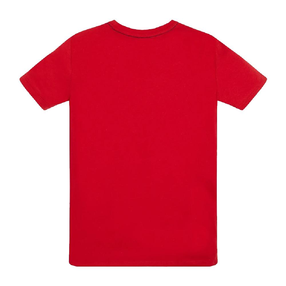 T-shirt Rouge Garçon Guess vue 2