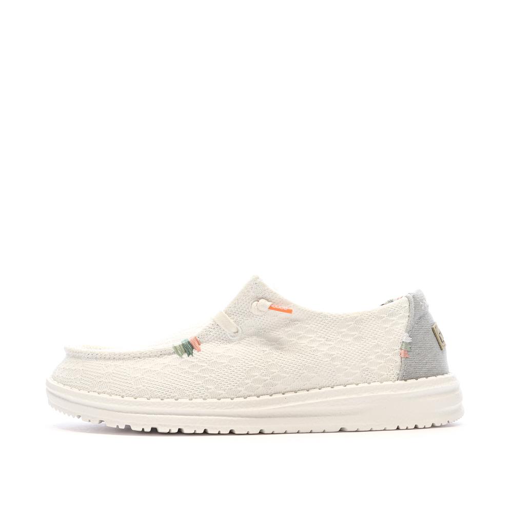 Chaussures Blanches Femme Hey Dude Wendy Boho pas cher