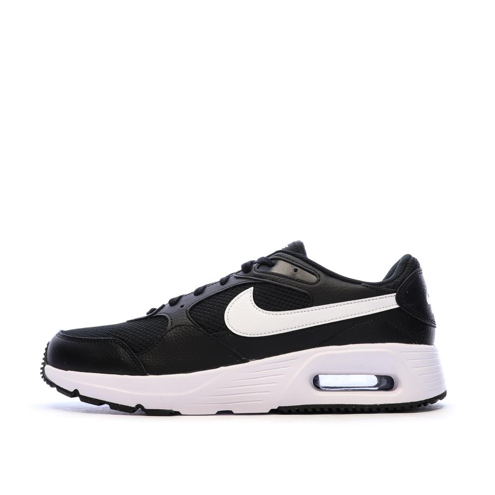 Baskets Noires/Blanches Homme Nike Air Max Sc pas cher