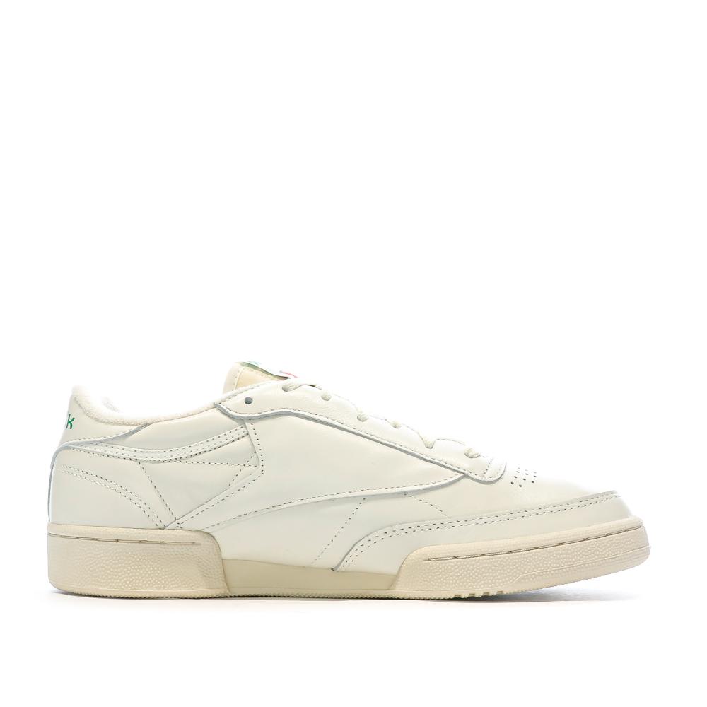 Baskets Blanche/Verte Homme Reebok  Club C85 Vintage vue 2