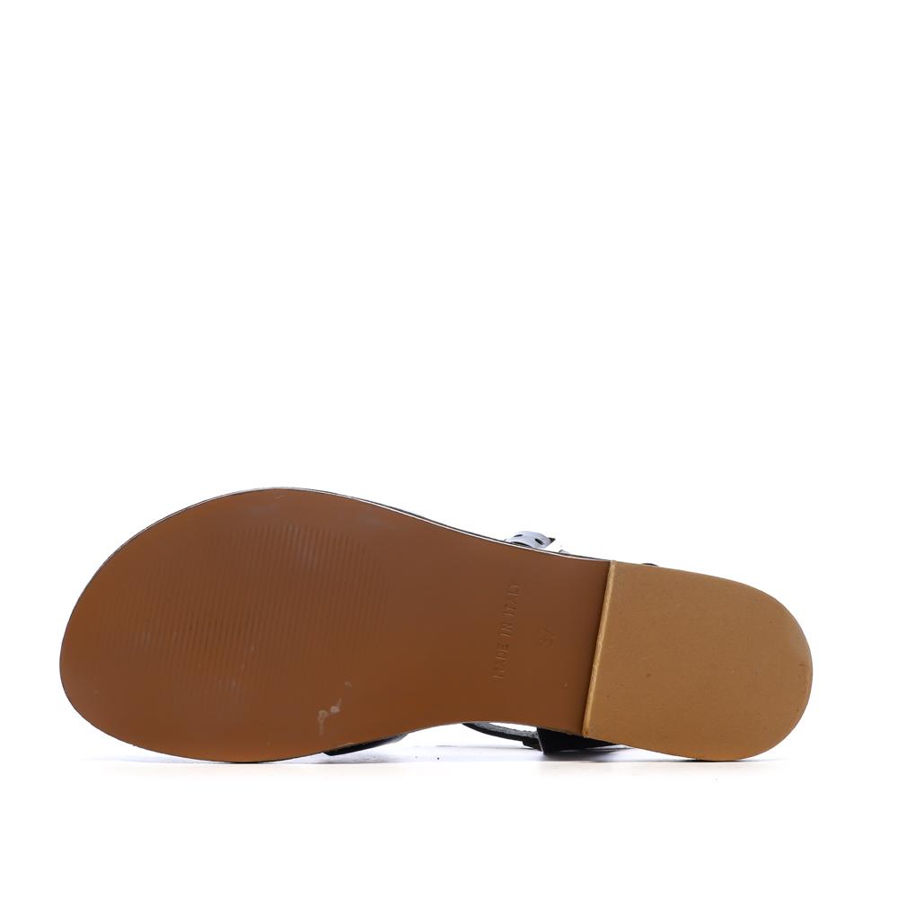 Sandales Noires Femme Pare Gabia Axpe vue 5