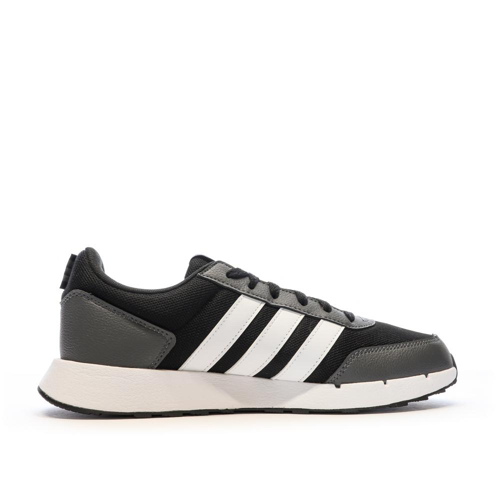 Baskets Noir Homme Adidas Run50s vue 2
