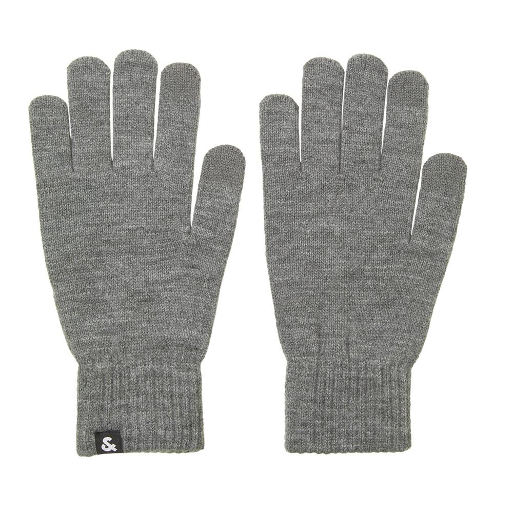 Gants Gris Homme Jack & Jones Knitted Gloves pas cher