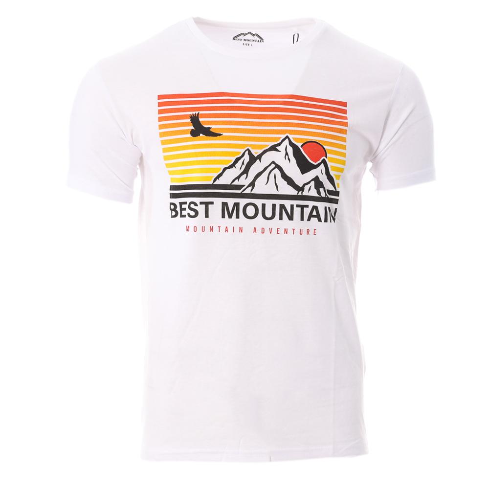 T-shirt Blanc Homme Best Mountain 2006 pas cher