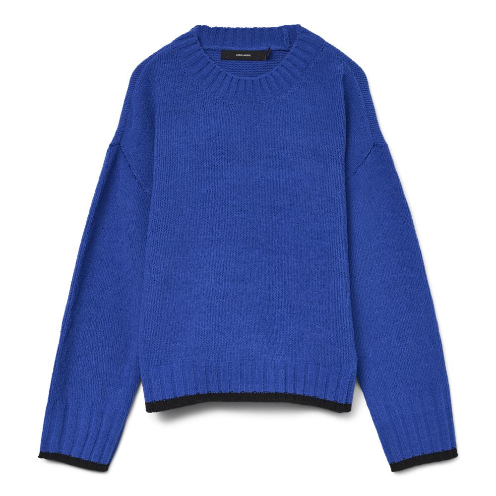 Pull Bleu Femme Vero Moda Hadow pas cher