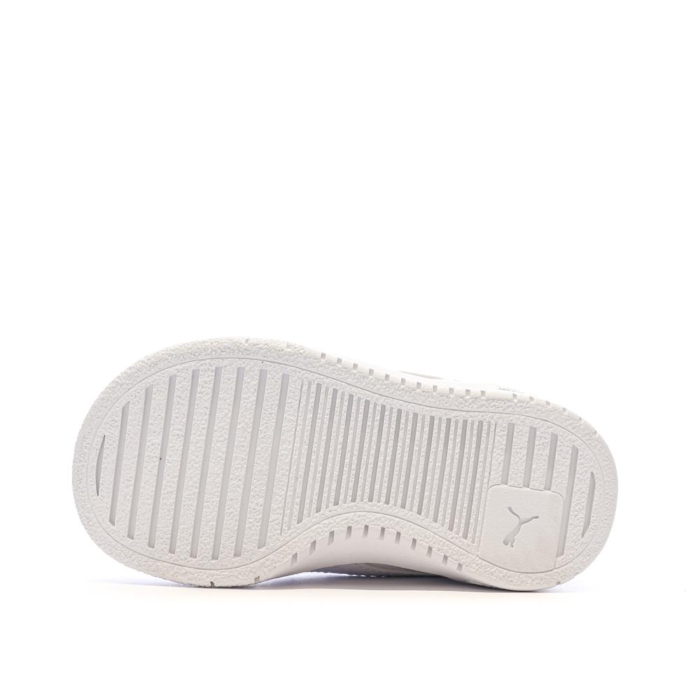 Baskets Blanches/Bleu Fille Puma Pro Sport vue 5