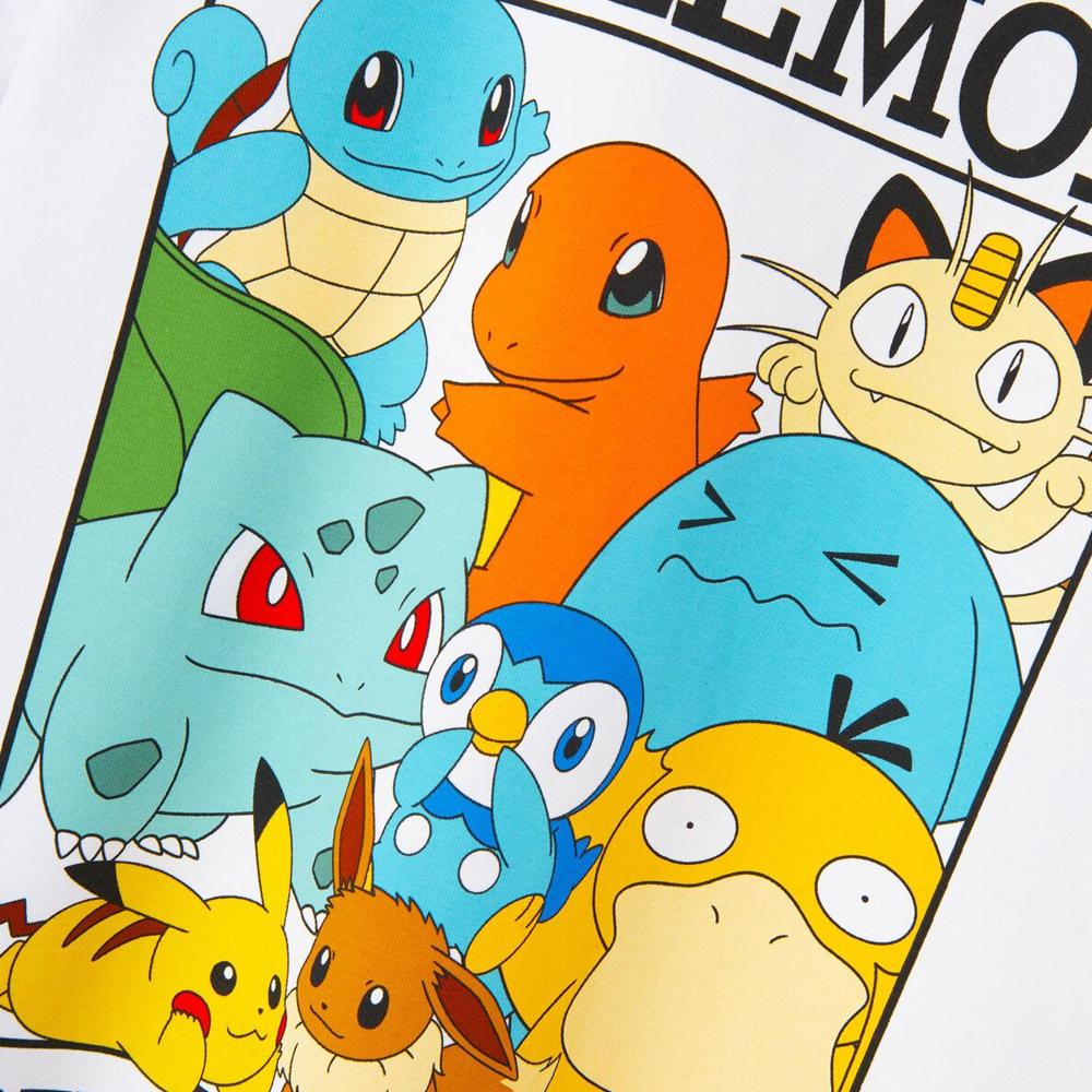 T-shirt Blanc Garçon Name it Pokémon 13236566 vue 3